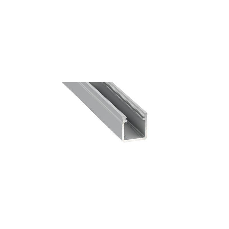 Aluminum surface profile for Lumines LED strips Y (gray, 2m)