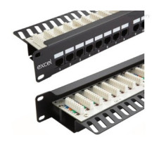 Patch panel 19" 1U 24...