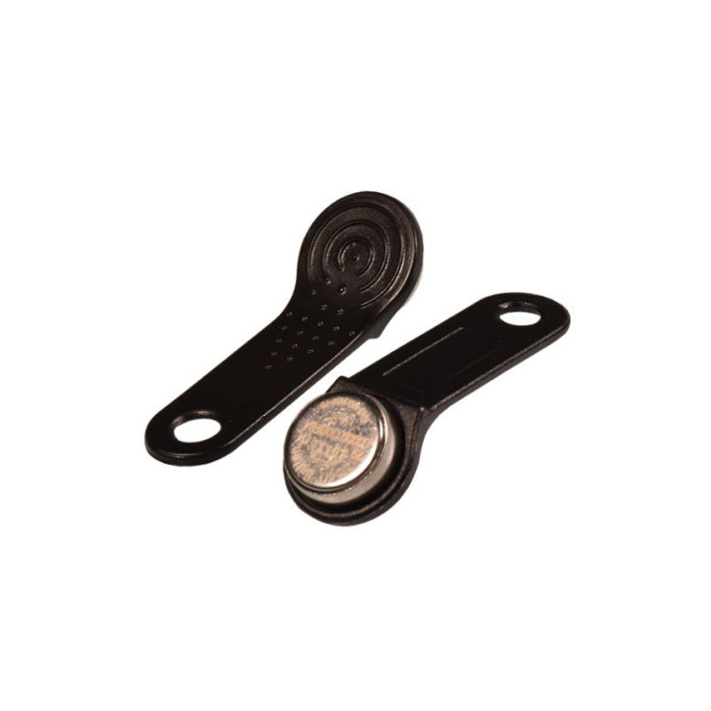 Juodas dallas raktas iButton DS1990A-F5 su laikikliu