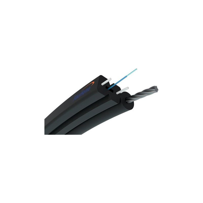 1 skaidulos vienmodis optinis kabelis FiberHome Micro EX.17344 (FTTH, G.657.A1, LSZH, 5.2mm, 600N)
