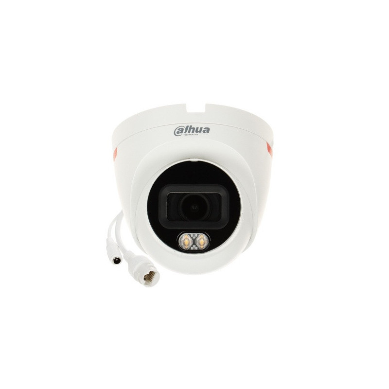 Dome camera Dahua IPC-HDW2449T-S-LED-0280B-PRO F2.8 (4MP, 112°, IR+LED 30m, IP67, IK10)