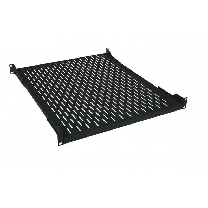 Fixed shelf 19" 1U L550 (black)