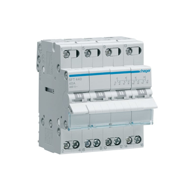 Modulinis perjungėjas Hager SFT440 (4P, 40A, 4 mod)