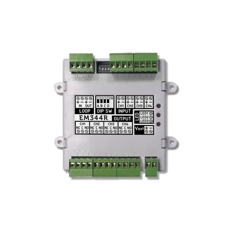 Addressable controlled module Enea EM344S (4x I/O)