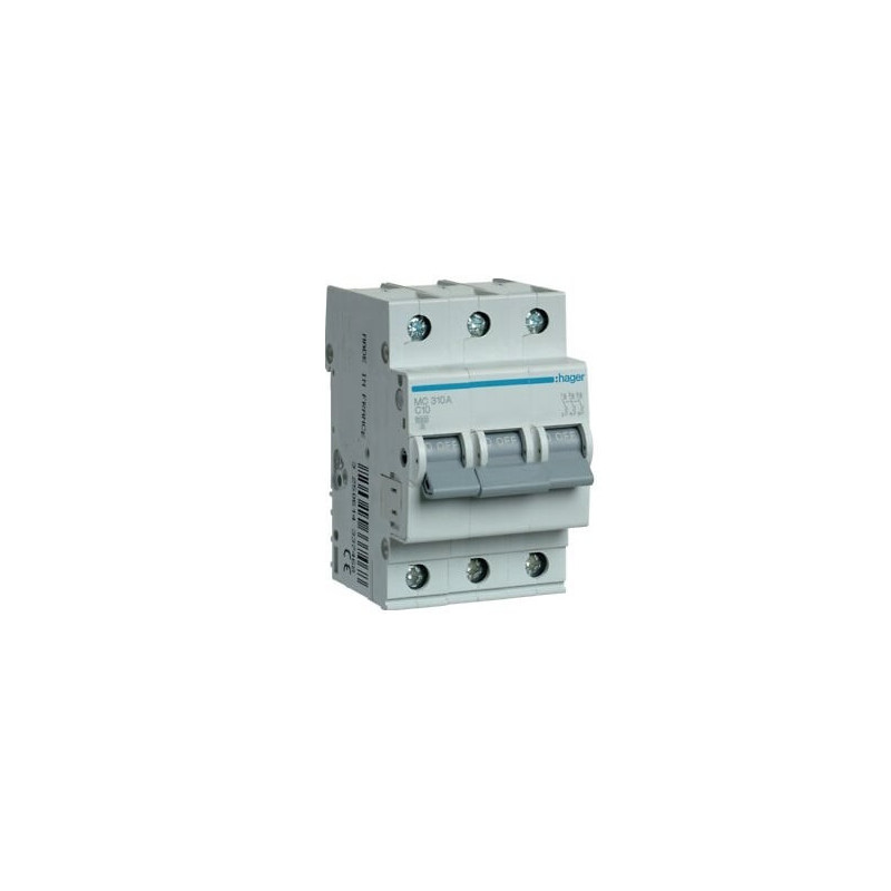 Automatinis jungiklis Hager MC306 (6A, 3P, 400V, 6kA)