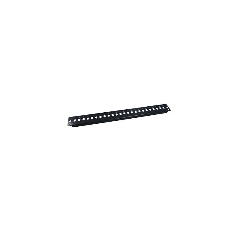 Optical patch panel 19" ODF 24xSC Duplex (front, 1U)