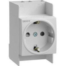 Modulinis kištukinis lizdas Hager SNS016 (16A, 250V, 2P+E)