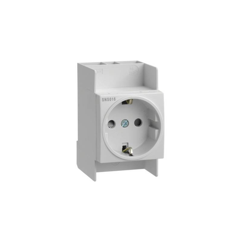 Modulinis kištukinis lizdas Hager SNS016 (16A, 250V, 2P+E)