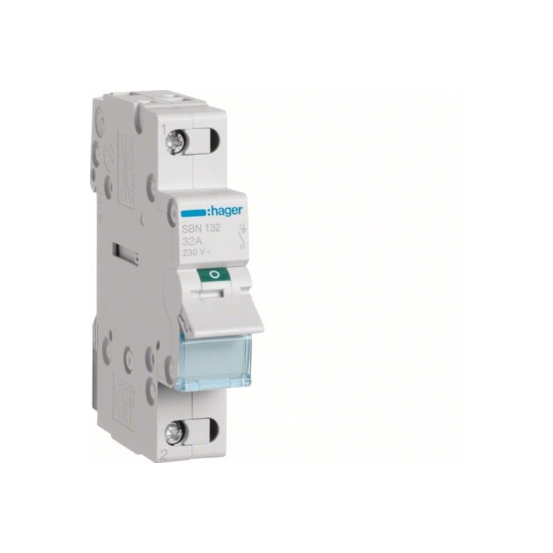 Kirtiklis Hager SBN132 (1P, 32A, 230V, 1 mod.)