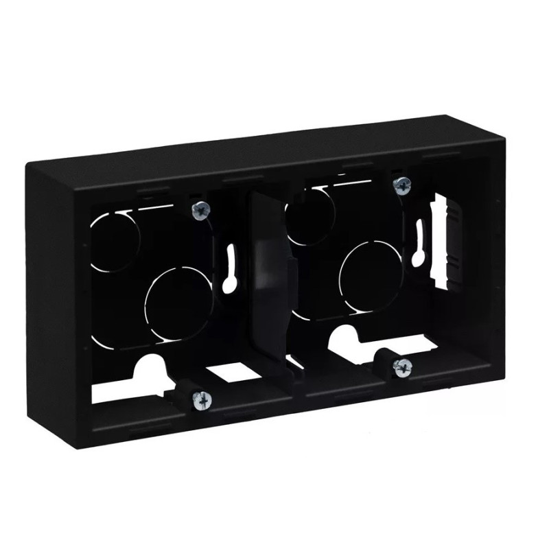 Surface box SUNO Legrand 721495 (black, 2 mod.)