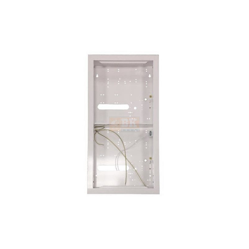 Large flush-mounted metal housing with removable frame FLBOX280 (550x280x80mm, white)