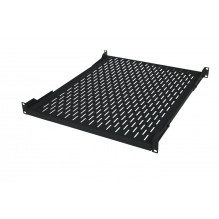 Fixed shelf 19" 1U L650 (black)