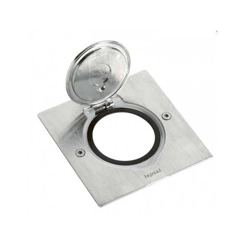 Grindinės dėžutės apdaila 2 mod. Legrand 089700 (nerūdijančio plieno)