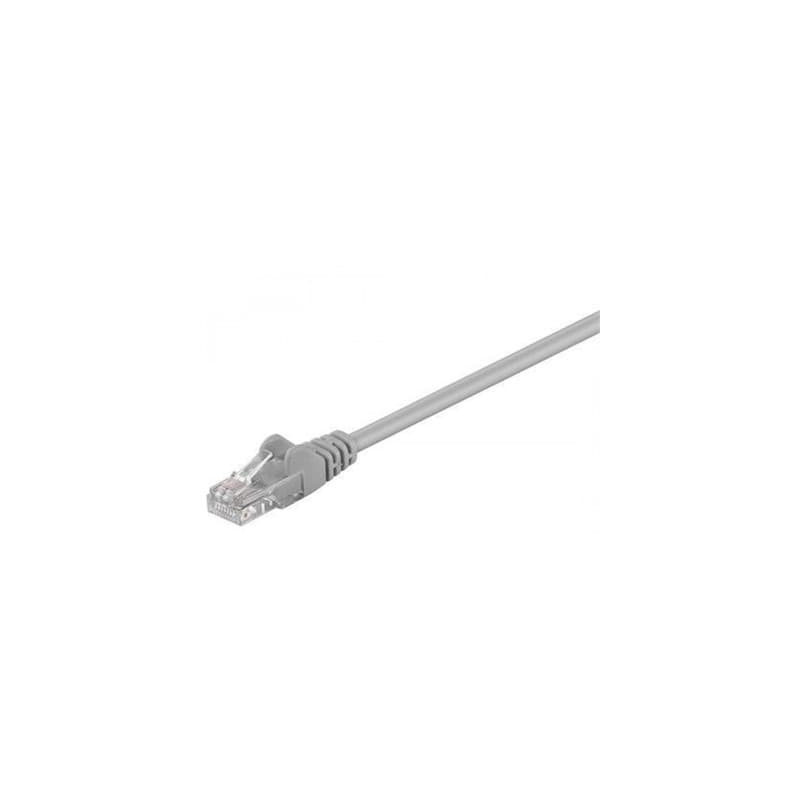 Patch cable (1.5m, UTP, CAT5e, gray)