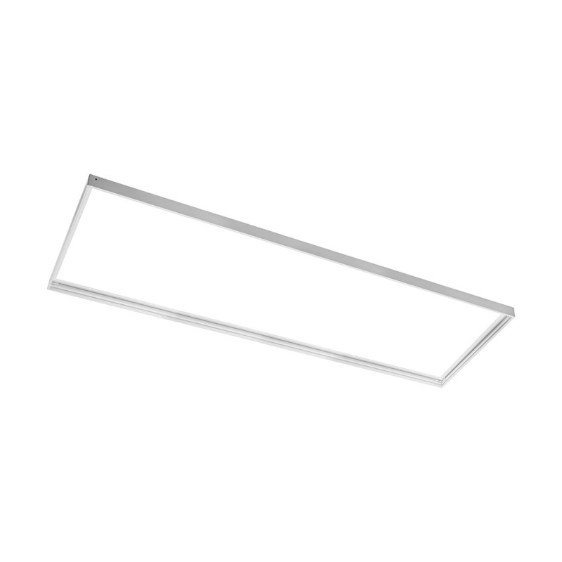 Top aluminum frame for LED panel (30x120, white) GTV RM-KNG300X120-00
