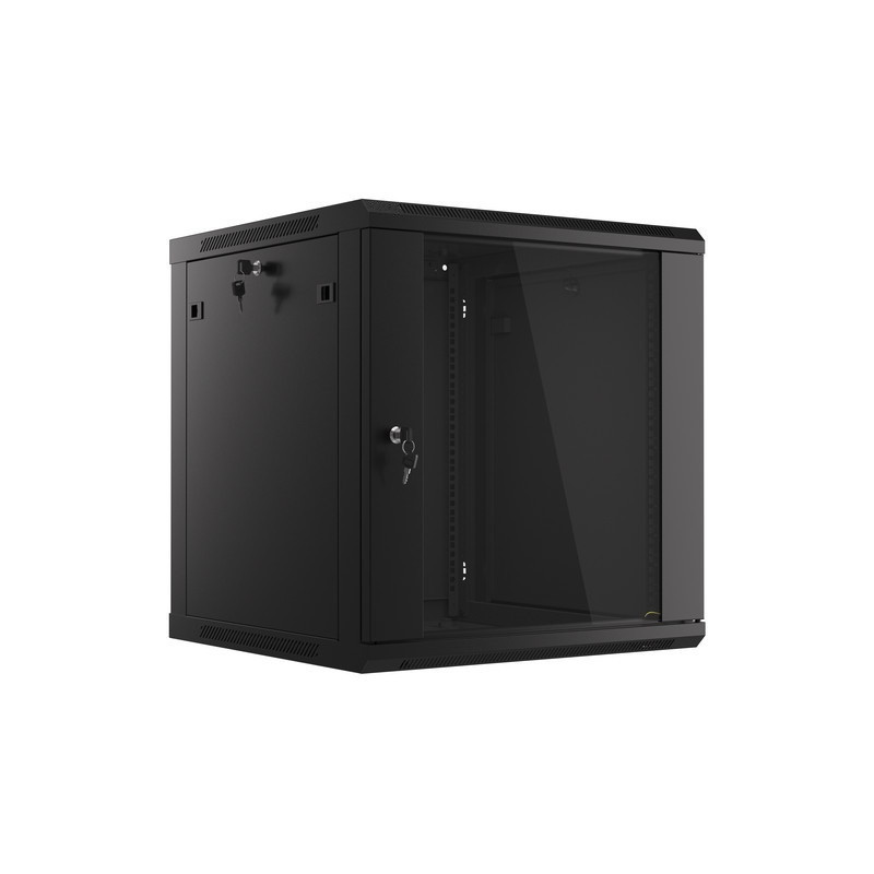 Komutacinė spinta 19'' pakabinama 12U 600x450x635 (juoda, nesurinkta)