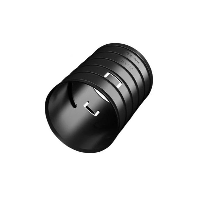 Coupling D40 for red HDPE corrugated pipe Pipelife