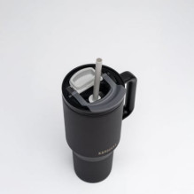 KAMBUKKA 11-08005 Rio Thermo Mug With Handle 950ml Black KAMBUKKA 11-08005 Rio Thermo Mug With Handle 950ml Black