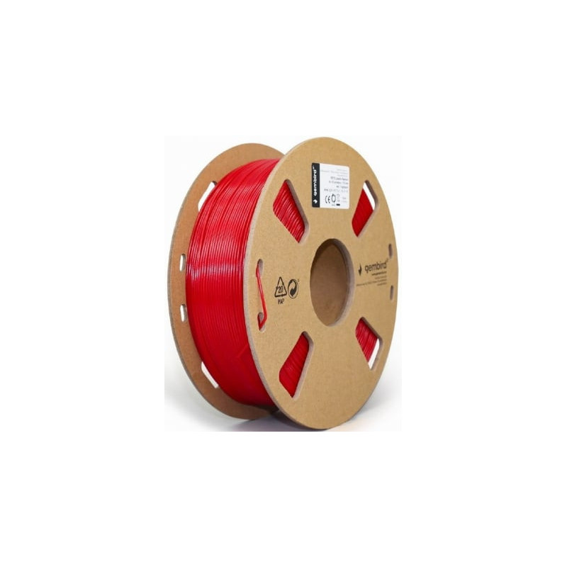 Gembird Filament PETG 3DP-PETG1.75-01-R 1.75mm 1kg RED