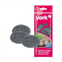YORK Steel mesh scrub 3 pcs