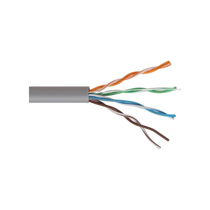Maclean U / UTP Cable Cat.5e CU 50m grey