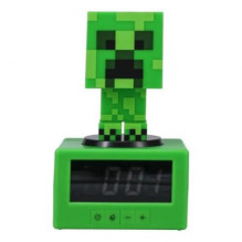 Paladone PP11369MCF Creeper Icon Digital alarm clock Green
