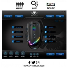 „Spirit Of Gamer PRO-M3“ žaidimų pelė + pelės kilimėlis, juodas