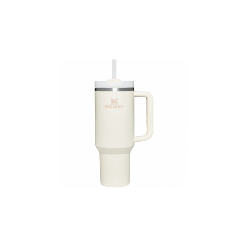 Stanley Quencher H2.0 FlowState puodelis 1,2 l 1200 ml kreminės spalvos nerūdijantis plienas