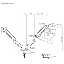 Deltaco ARM-1300-B Deltaco ARM-1300-B