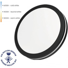 Visional LED Waterproof luminaire with PIR motion sensor 20W, 3CCT, 2400Lm, B Visional LED Waterproof luminaire with PIR motion sensor 20W, 3CCT, 2400Lm, B