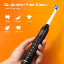 Bitvae R1 Electric toothbrush x8 brushes / travel case / cable Black Bitvae R1 Electric toothbrush x8 brushes / travel case / cable Black