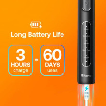 Bitvae R1 Electric toothbrush x8 brushes / travel case / cable Black Bitvae R1 Electric toothbrush x8 brushes / travel case / cable Black