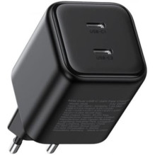 Ugreen X526 dvigubas USB-C GaN 45W juodas
