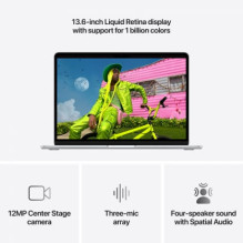 Apple MacBook Air 13.6 Retina M5 16GB 512SSD RU Silver Z1L0000AE