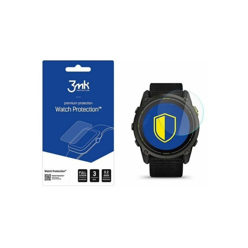 3MK Laikrodžio apsauga „FlexibleGlass“ Garmin „Enduro 3“