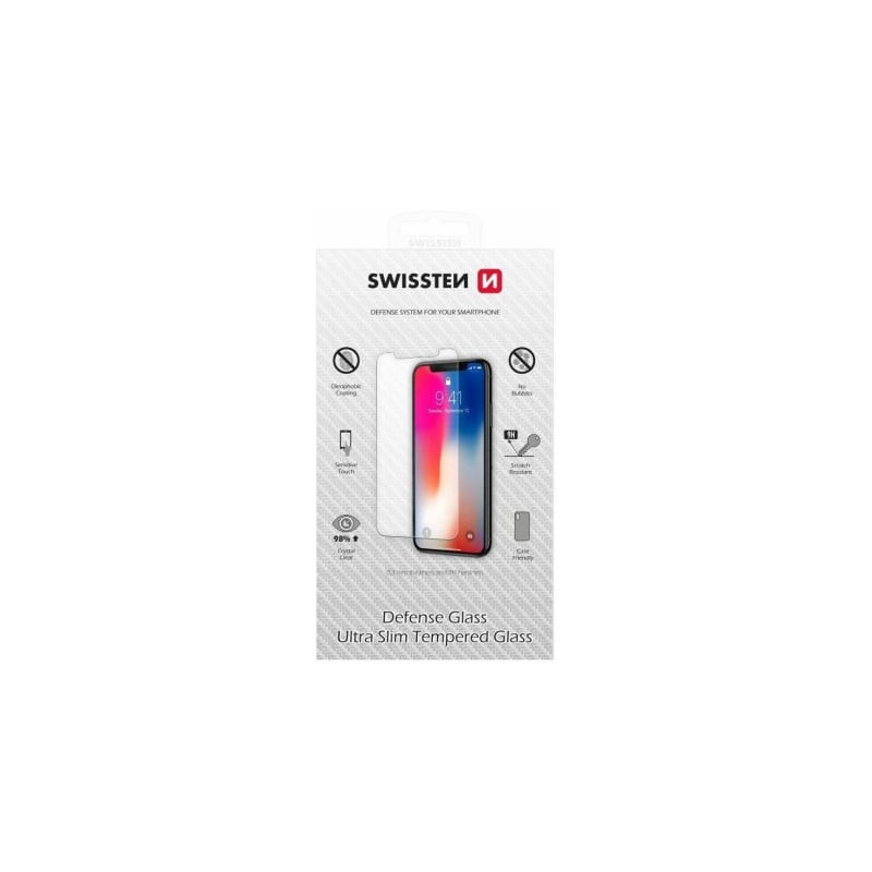 „Swissten“ itin plonas grūdinto stiklo „Xiaomi 14“ dėklas