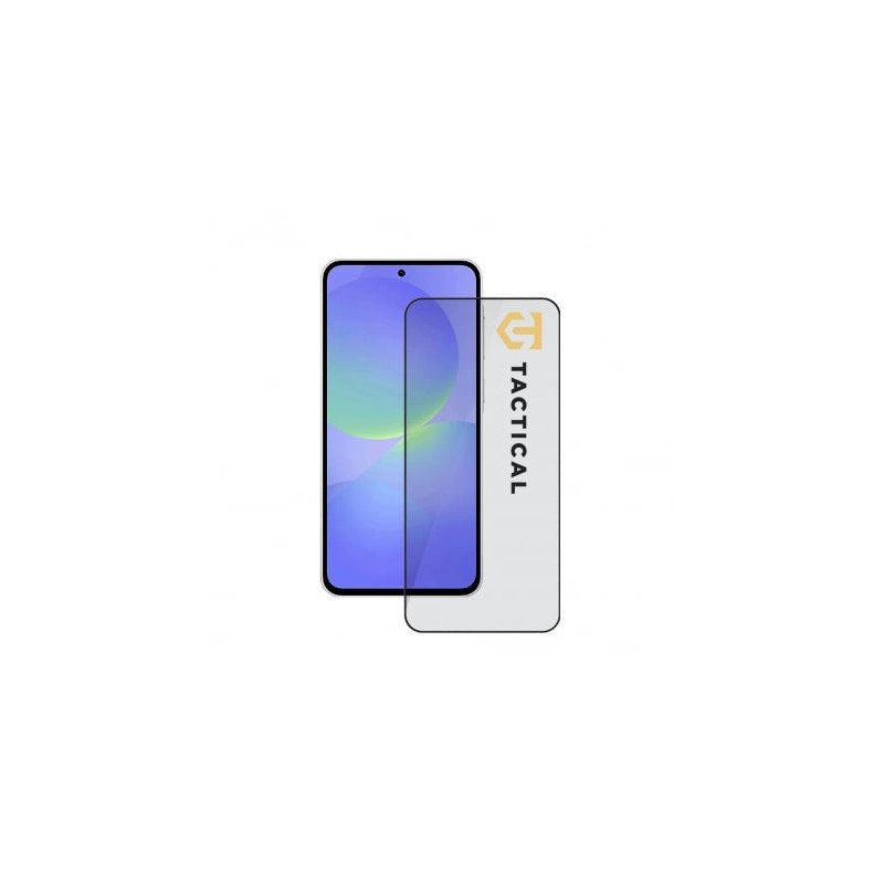 Taktinis 5D stiklinis skydas, skirtas „Samsung Galaxy A37“, juodas