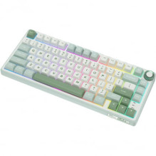 „Royal Kludge R75 RGB Sky Cyan“ laidinė klaviatūra, 75 % „Royal Kludge R75 RGB Sky Cyan“ laidinė klaviatūra, 75 %