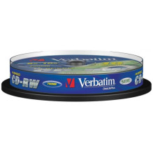 Verbatim CD-RW 700MB x12 Cake Box 10 Verbatim CD-RW 700MB x12 Cake Box 10