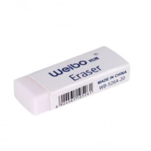 LEAN White School Office Eraser WB-526A -40 3.5cm LEAN White School Office Eraser WB-526A -40 3.5cm