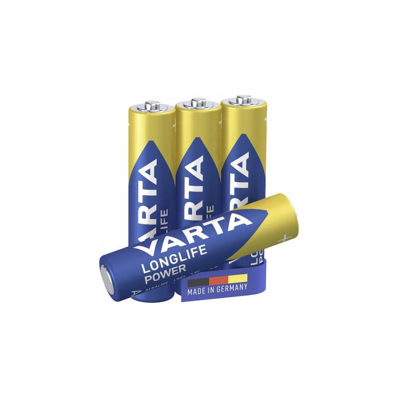 Varta Longlife Power AAA baterijos, 4 vnt.