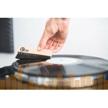 „Audio Anatomy“ VINILINIS ŠEPETĖLIS, ĄŽUOLO MEDIENA IR OŽKOS PLAUKAI, NATŪRALUS „Audio Anatomy“ VINILINIS ŠEPETĖLIS, ĄŽUOLO MEDIENA IR OŽKOS PLAUKAI, NATŪRALUS