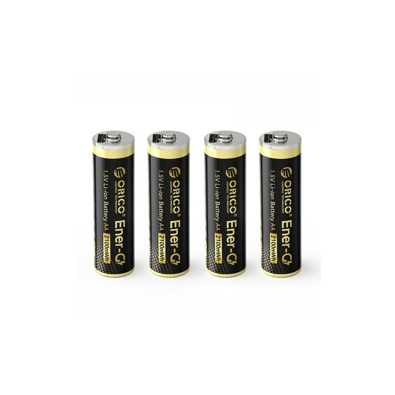 Įkraunamos Orico Ener-G EG5C (AA) baterijos (4x2100mAh)