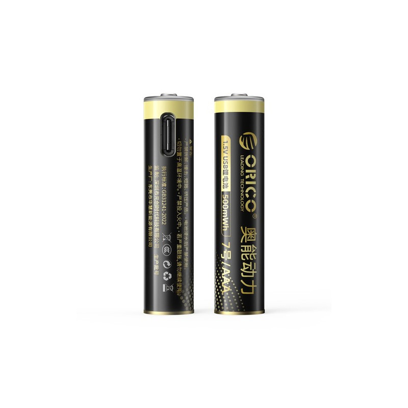 Įkraunamos Orico Ener-G EG5C (AAA) baterijos (2x500mAh)
