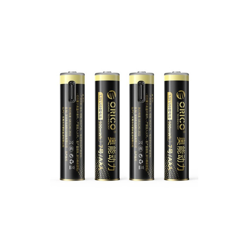 Įkraunamos Orico Ener-G EG5C (AAA) baterijos (4x500mAh)
