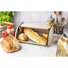 KingHoff Breadbox, beige, 44cm,KH-1866