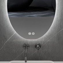 Visional LED mirror VERONA, 50 x 70 cm, 2700-6500K, 12W, 1386Lm, IP44 Visional LED mirror VERONA, 50 x 70 cm, 2700-6500K, 12W, 1386Lm, IP44