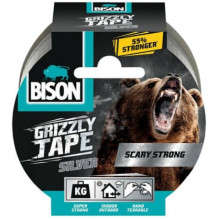 BISON Grizzly Tape Silver 10m