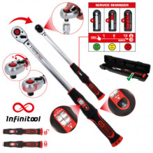 KS TOOLS 1 / 2" Momentatslēga INFINITOOL 20-200 Nm,