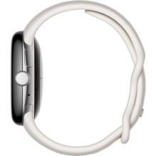 Google Pixel Watch LTE 41mm Polished Silver / Sport Band Chalk